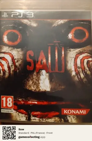 Saw PlayStation 3, France box front