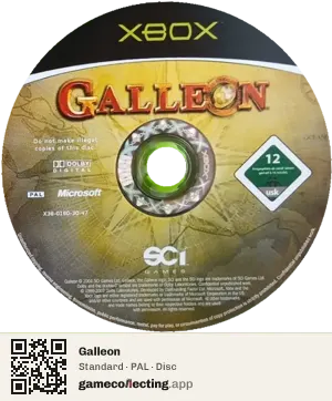 Galleon Xbox, PAL disc