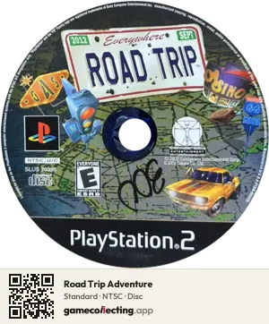 Road Trip Adventure PlayStation 2, NTSC disc