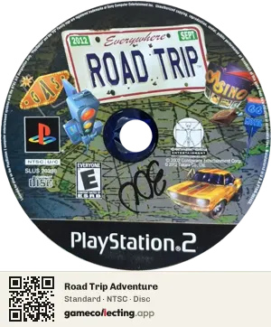 Road Trip Adventure PlayStation 2, NTSC disc