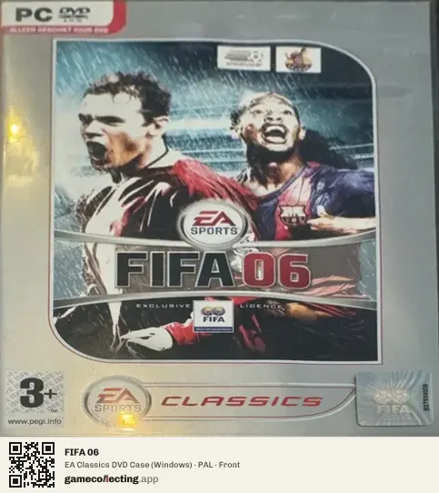 FIFA 06 Computer, PAL box front