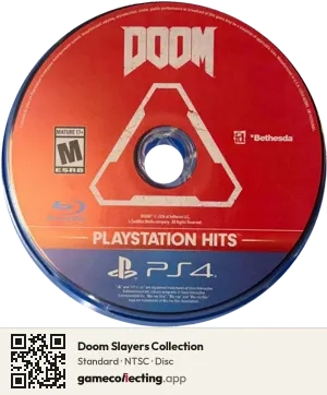 Doom Slayers Collection PlayStation 4, NTSC disc