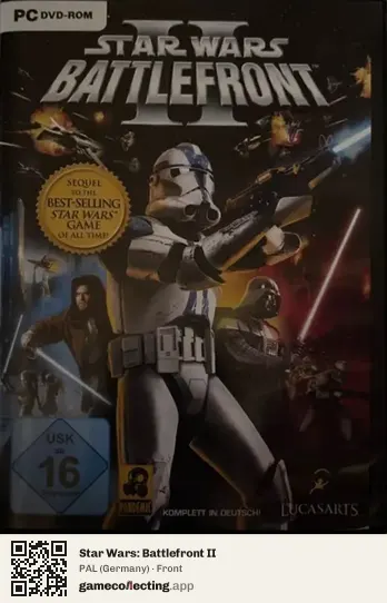 Star Wars: Battlefront II Computer, Germany box front
