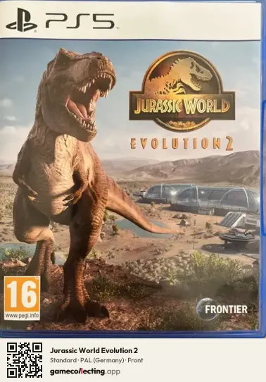 Jurassic World Evolution 2 PlayStation 5, Germany box front