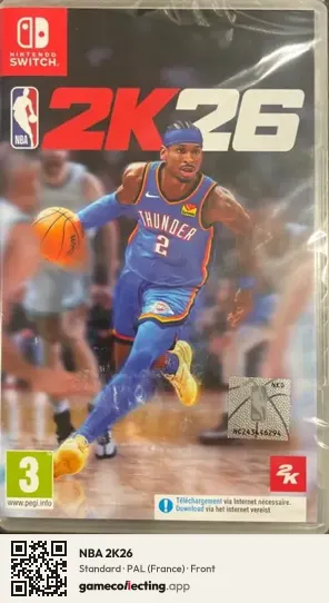 NBA 2K26 Nintendo Switch, France box front