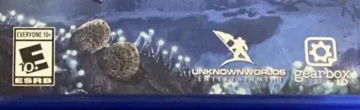 Subnautica, the ESRB box on its front