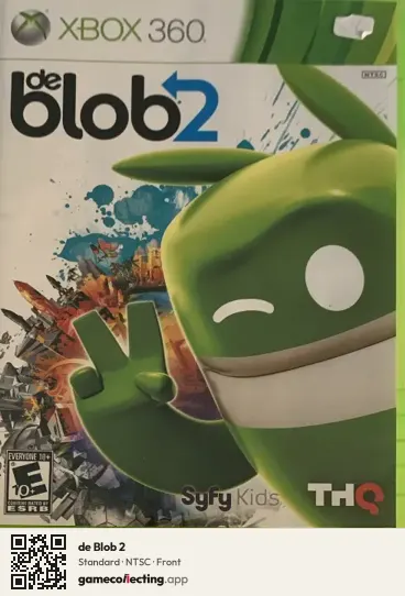 de Blob 2 Xbox 360, NTSC box front