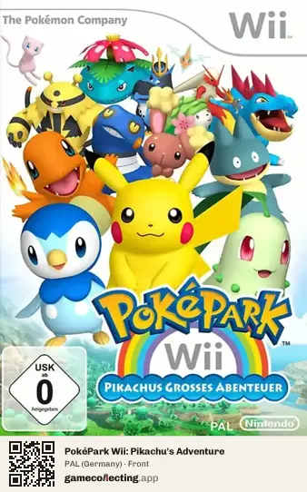 PokéPark Wii: Pikachu's Adventure Nintendo Wii, Germany box front