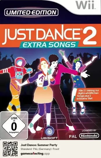 Just Dance: Summer Party Nintendo Wii, Germany box front