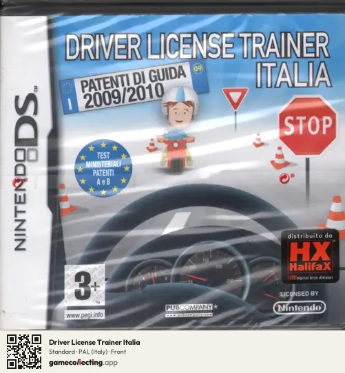 Driver License Trainer Italia Nintendo DS, Italy box front