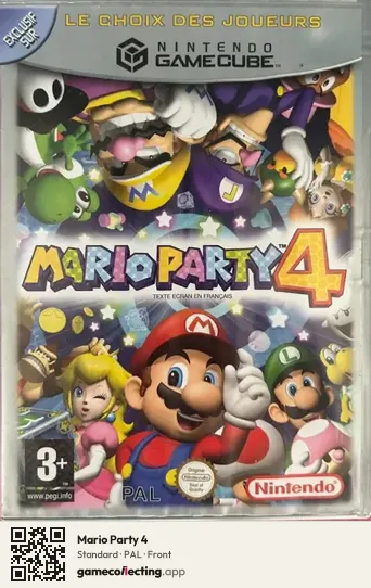 Mario Party 4 Nintendo GameCube, PAL box front