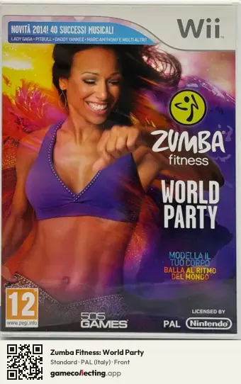 Zumba Fitness: World Party Nintendo Wii, Italy box front