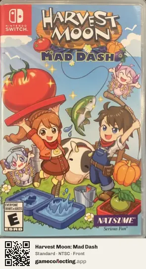 Harvest Moon: Mad Dash Nintendo Switch, NTSC box front