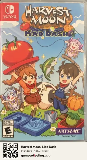 Harvest Moon: Mad Dash Nintendo Switch, NTSC box front
