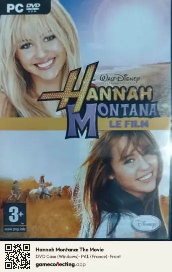 Hannah Montana: The Movie Computer, France box front