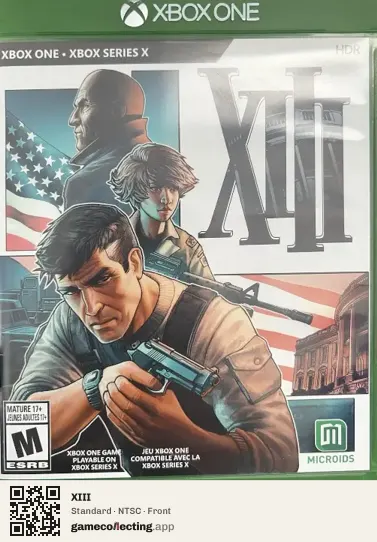 XIII Xbox One, NTSC box front