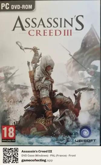 Assassin's Creed III Computer, France box front