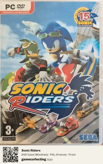Sonic Riders Computer, France box front