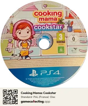 Cooking Mama: Cookstar PlayStation 4, PAL disc