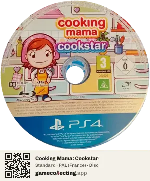 Cooking Mama: Cookstar PlayStation 4, PAL disc