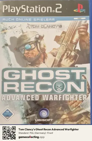 Tom Clancy's Ghost Recon Advanced Warfighter PlayStation 2, Germany box front