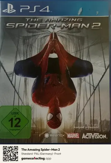The Amazing Spider-Man 2 PlayStation 4, Germany box front