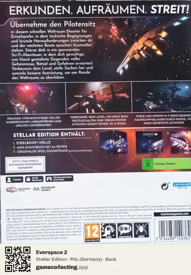 Everspace 2 PlayStation 5, Germany box back
