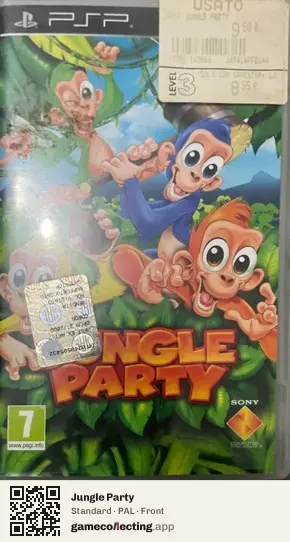 Jungle Party PlayStation Portable, PAL box front