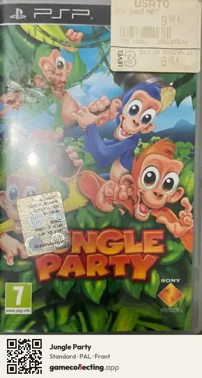 Jungle Party PlayStation Portable, PAL box front