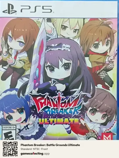 Phantom Breaker: Battle Grounds Ultimate PlayStation 5, NTSC box front