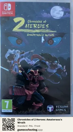 Chronicles of 2 Heroes: Amaterasu's Wrath Nintendo Switch, PAL box front