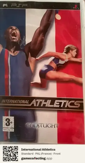 International Athletics PlayStation Portable, France box front