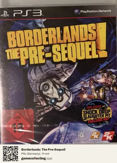 Borderlands: The Pre-Sequel! PlayStation 3, Germany box front