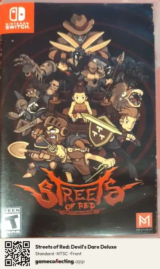 Streets of Red: Devil's Dare Deluxe Nintendo Switch, NTSC box front