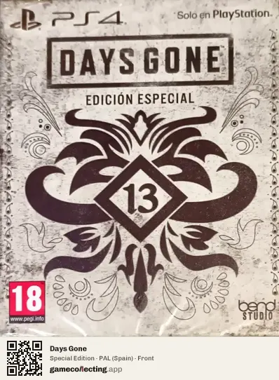 Days Gone PlayStation 4, Spain box front