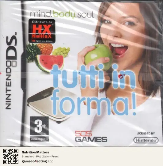 Nutrition Matters Nintendo DS, Italy box front