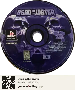 Dead in the Water PlayStation, NTSC disc