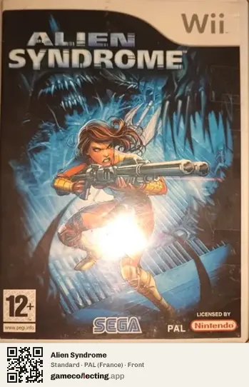 Alien Syndrome Nintendo Wii, France box front