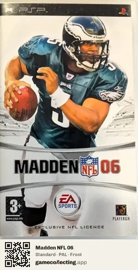 Madden NFL 06 PlayStation Portable, PAL box front