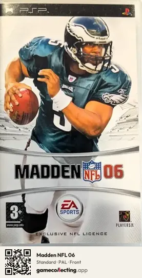 Madden NFL 06 PlayStation Portable, PAL box front