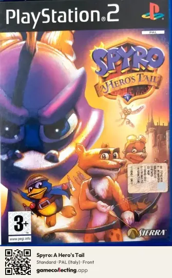 Spyro: A Hero's Tail PlayStation 2, Italy box front