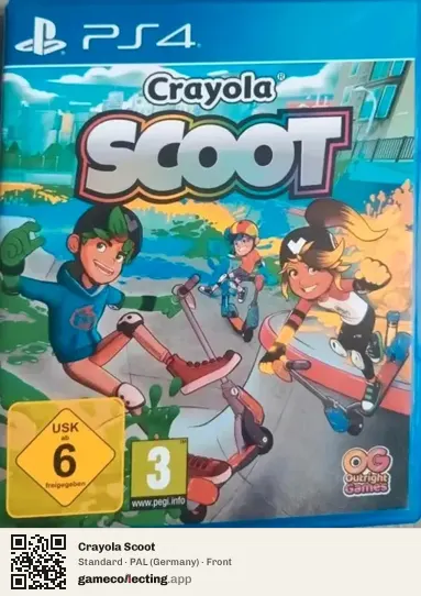 Crayola Scoot PlayStation 4, Germany box front