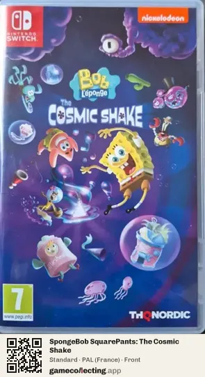 SpongeBob SquarePants: The Cosmic Shake Nintendo Switch, France box front
