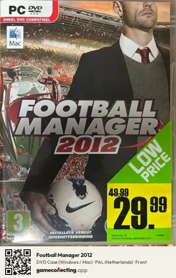 Football Manager 2012 Computer, Netherlands box front