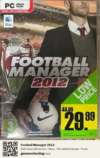 Football Manager 2012 Computer, Netherlands box front