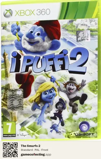 The Smurfs 2 Xbox 360, PAL box front