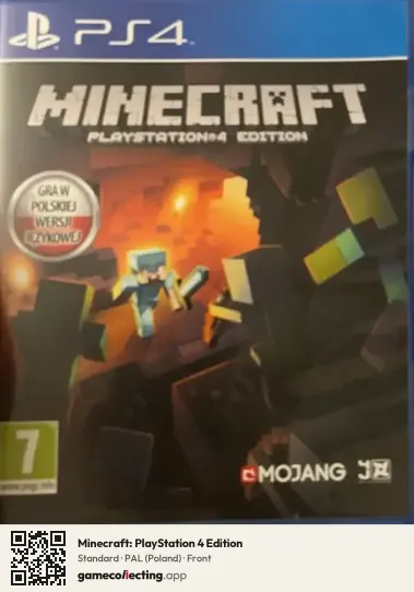 Minecraft: PlayStation 4 Edition PlayStation 4, Poland box front