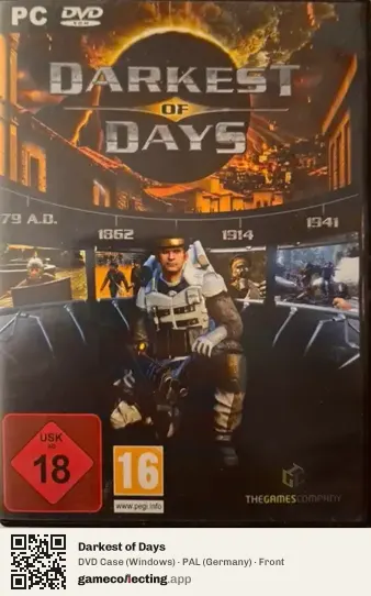 Darkest of Days Computer, Germany box front