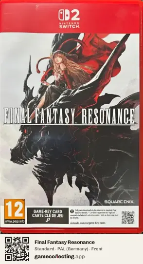 Final Fantasy Resonance Nintendo Switch 2, Germany box front