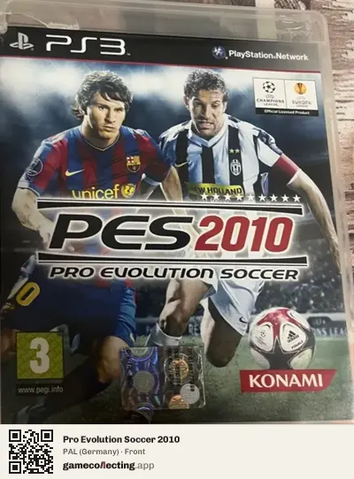 Pro Evolution Soccer 2010 PlayStation 3, Germany box front